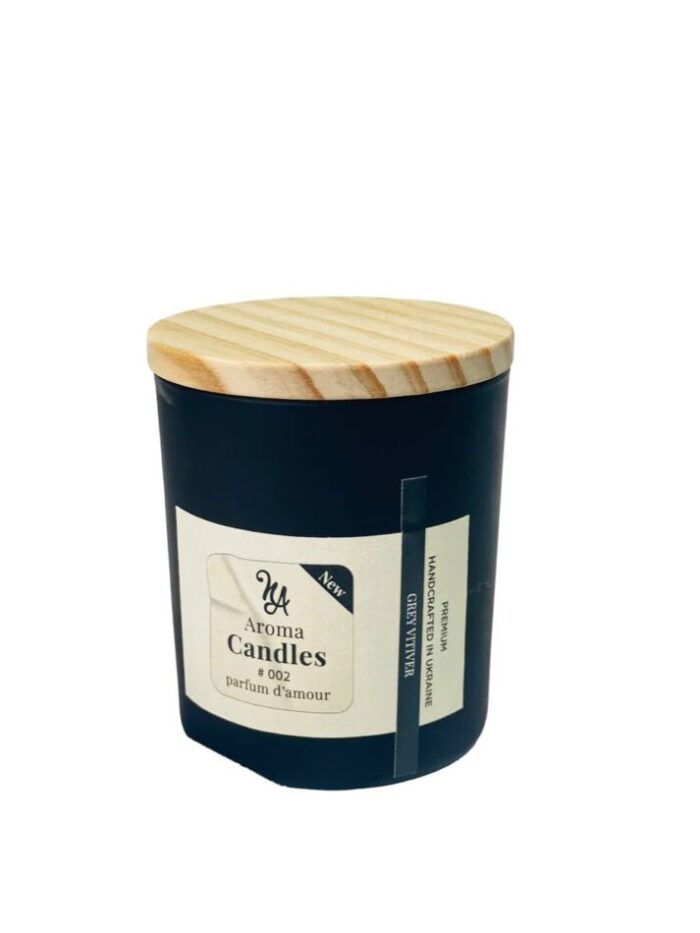 Aromatic candle Nouvel Amour Aroma Gray Vetiver